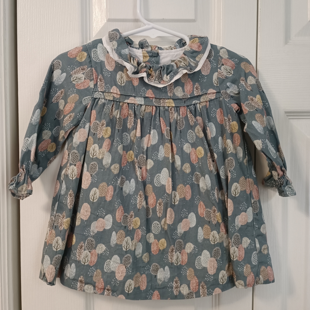 Coconuts by Matisse Multicolor Leaf Print Kids Dress